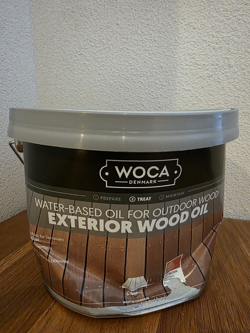 Woca Exterior Oil Roodbruin
