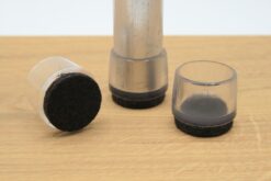 Viltglijder voor ronde poten transparant PVC