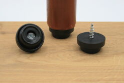 Antislip dop met schroef Zwart
